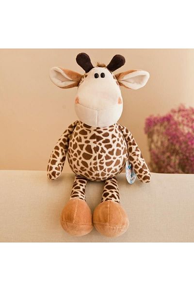 Choice 25cm Purple Stuffed Plush Animals Toys Soft Dolls Jungle Lion Elephant Tiger Dog Fox Monkey Deer Chi