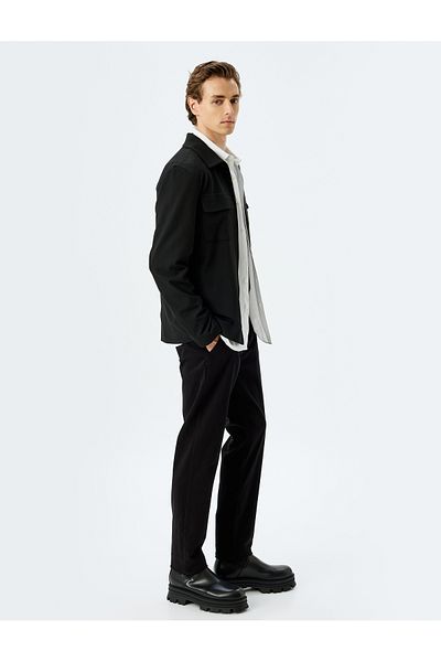 Koton Slim Fit Cotton Gabardine Trousers