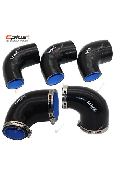 Choice 51mm-63mm Eplus Universal Silicone Tubing Hose 90 Degrees Big To Small Connector Car Intercooler Tur