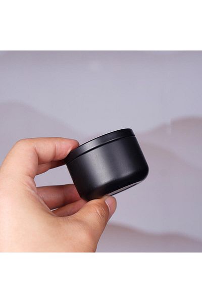 Choice Black 53x37mm 6 Colors Portable Tea Cans Thick Iron Herb Stash Sealed Cans Spice Storage Organizer S