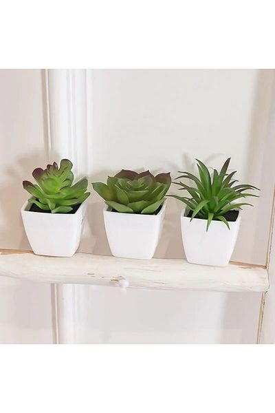 Choice S 23126zh3 3pcs Artificial Plant Bonsai, Placed In Indoor Home, Restaurant, Office, Desktop, And Win