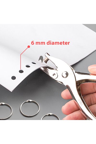 Choice 1 Single Hole Punch 8 Sheet Capacity 6mm Diameter Hole Puncher Hand Paper Scrapbooking Punches For .
