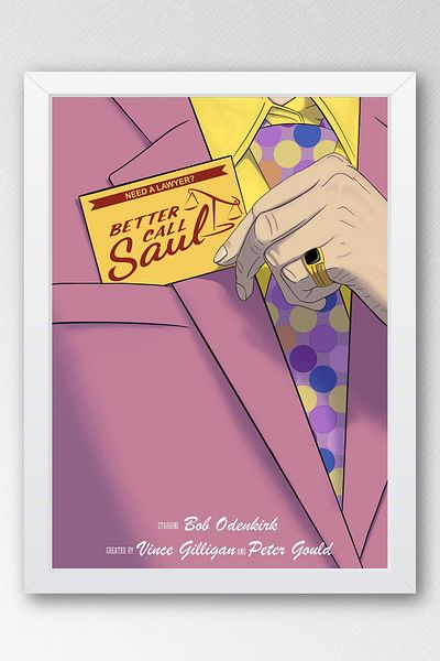 Saturn Pictură înrămată Better Call Saul - Pictură poster Saul Goodman