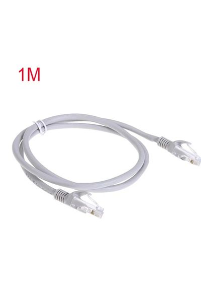 OLOEY 1 متر كابل إيثرنت دي ألتا فيلوسيداد Cat5e Rj45 كابل دي ريد لان إنروتادور دي أوردينادور التصحيح الحبل ،