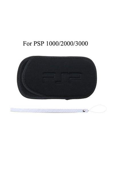 Choice حقيبة تخزين ناعمة واقية لحمل جهاز PSP Yuxi لجهاز PSP 1000 2000 3000 مع معصم اليد
