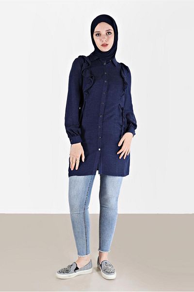 TRENDTESETTÜR Women's Dark Blue (Dark Blue) Tunic t 42390
