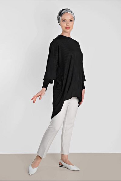 TRENDTESETTÜR Black Hazel Tunic T-4494 - Women's 38/44 Tek40