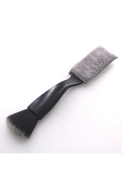 Choice Black 1pcs String Fingerboard Cleaning Dust Removal Brush Guitar Care Brush, Double Head Musical Ins