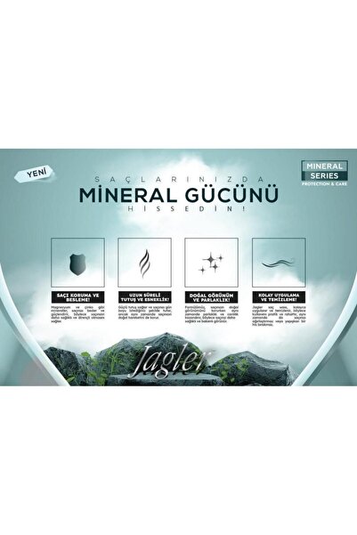 Jagler Mineral Serisi Saç Şekillendirici Wax / Doğal Görünüm