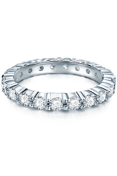 Trilani Silberring Ring Sterling Silber Zirkonia weiß