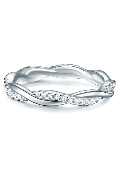 Trilani Silberring Ring Sterling Silber Zirkonia weiß