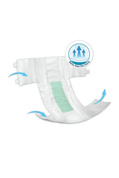 ÖNLEM XL 30-Piece Patient Diapers - With Waistband