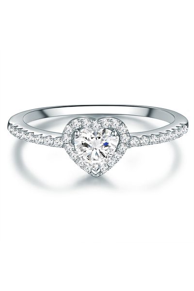 Trilani Silberring Ring Sterling Silber Zirkonia weiß