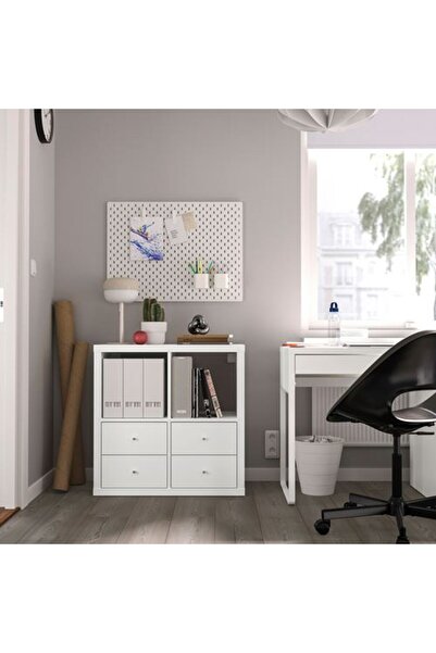 IKEA KALLAX, açık raf ünitesi, beyaz, 77x77 cm