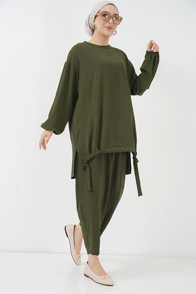 Bigdart Σετ χιτώνα και παντελονιού 6682 Model Khaki