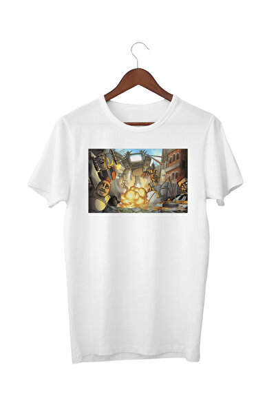 ALPŞAN TİCARET Skibidi Downtown Mayhem toalet majica - Skibidi toalet model, ...