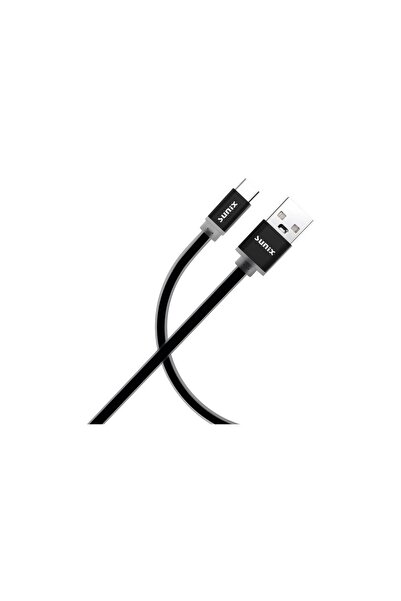 Sunix 3a Soft Kablo Type-c Şarj Ve Data Kablosu Siyah Sc-09