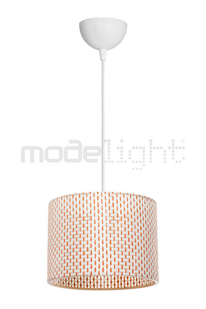 Modelight NEVA 22LİK SİLİNDİR SARKIT TURUNCU ARTI DESEN SALON-OTURMA-ÇOCUK-YEMEK-YATAK ODASI-ANTRE-MUTFAK
