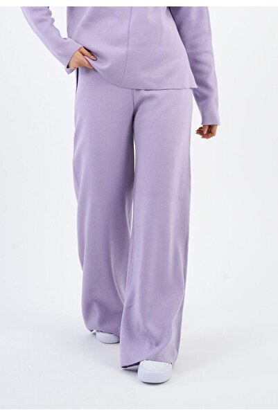 ALEXANDERGARDI Beli Lastikli Geniş Paça Triko Pantolon (A90944-S-ALT)