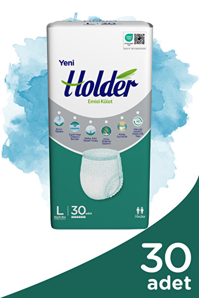 Holder Emici Külot Yetişkin Hasta Bezi Büyük Boy ( Large ) 30 Adet