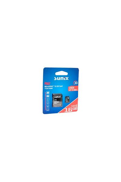 Sunix 200x Up To Mb/s Class 10 Microshdc 16 Gb Memory Card
