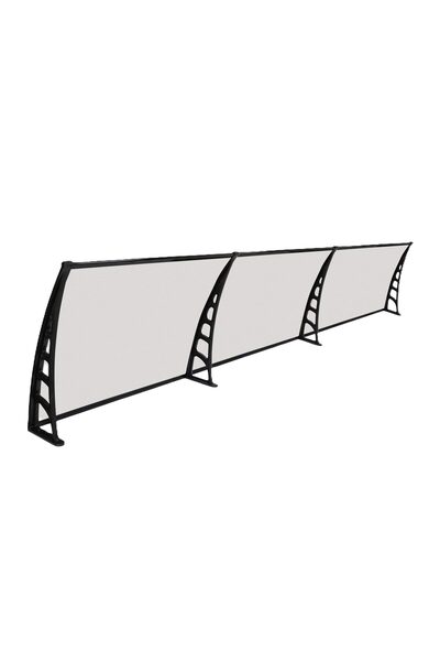 Genel Markalar Crocus Kapı Pencere Üstü Pratik Sundurma 80x360 Cm - Şeffaf