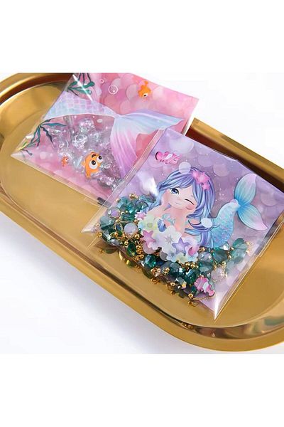 OZN AKSESUAR Τσάντα με διάφανο σχέδιο 10x10 cm - 95 τεμάχια Opp