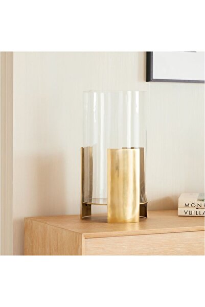 westelm Rudy Heykel Kasırga Mumluk, Geri Dönüşümlü Cam