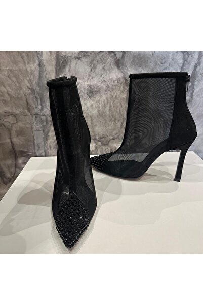 RAJAB 2751 RAJAB SİYAH TANSPARAN KADIN BOTU