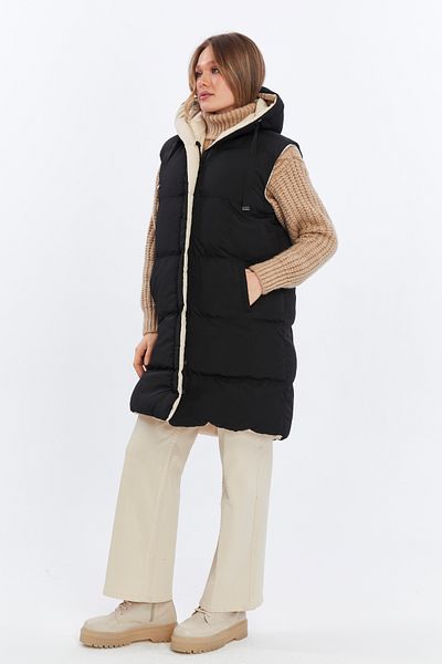 Avangard Women's Double Sided Long Hooded Vest