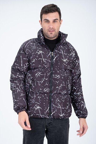 Polo State Чоловічий реглан з цифровим принтом, чорний