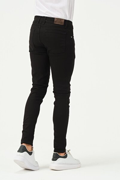 Polo State Pantaloni de blugi Jogger Sknny Fit pentru bărbați, negri