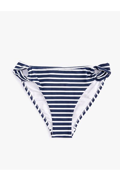 Koton Bikinihose mit normaler Taille und strukturiertem Fensterdetail