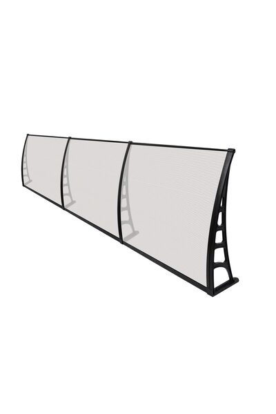 Genel Markalar Crocus Kapı Pencere Üstü Pratik Sundurma 80x360 Cm - Şeffaf