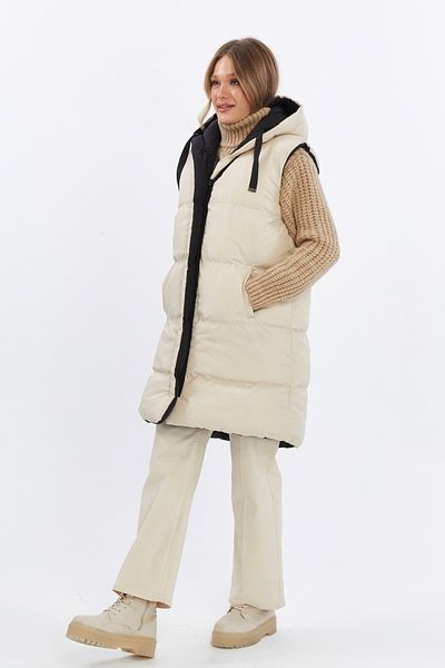 Avangard Women's Double Sided Long Hooded Vest
