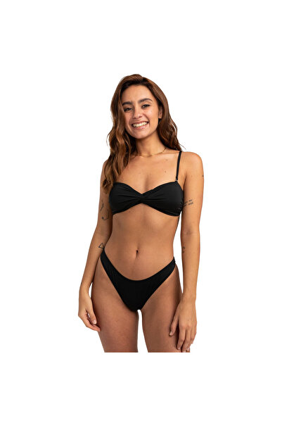BİLLABONG Sol Searcher Drapped Bandeau Kadın Siyah Bikini Üst KADIN BİKİNİ ÜS...