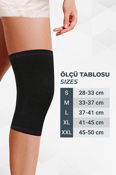 Flexy Medical Thermal Wool Knee Pad Thick Wool Knee Pad 2Pcs for Calcification, Knee Pain, Joint Pain