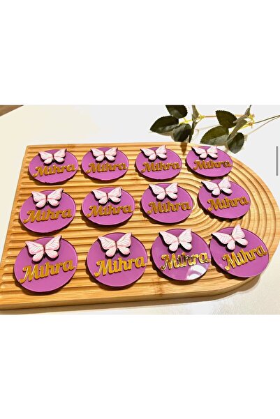 Magnet 20 Adet Söz Nişan Düğün Kız Erkek Bebek Yenidoğan Sünnet Hediyelik Buz...