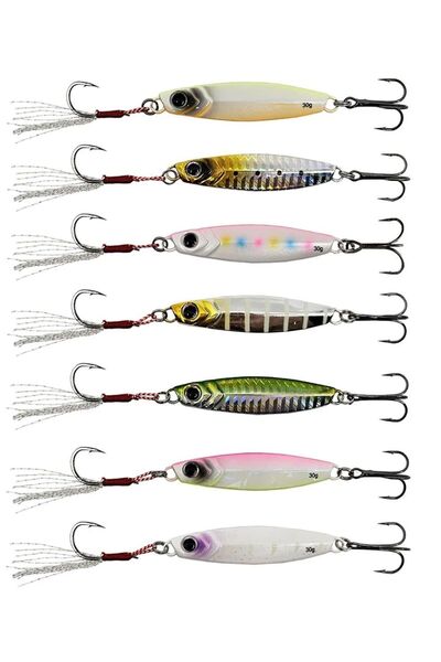 POWERLINE Bluefish Jig 25gr 7li Tüm Set (Kutulu)
