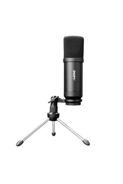 Snopy SN-04P, Siyah, Çok Amaçlı, Profesyonel, USB, Masaüstü, Mikrofon Kit