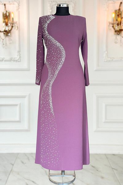 Amine Hüma Βραδινό φόρεμα Lavender Didar Hijab