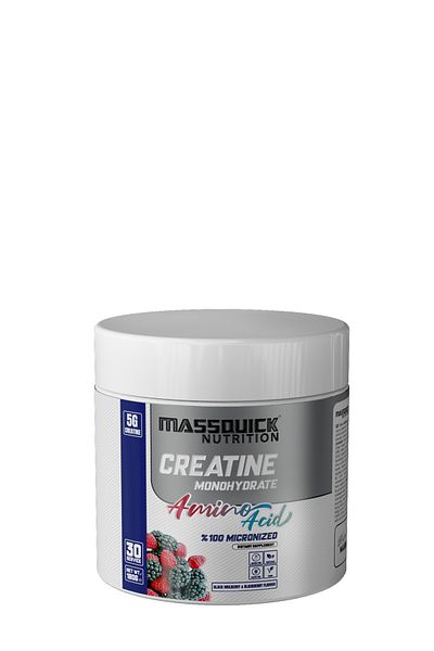 massquick Creati̇ne Blackberry Blackberry Flavored - 180g - 30 Servings