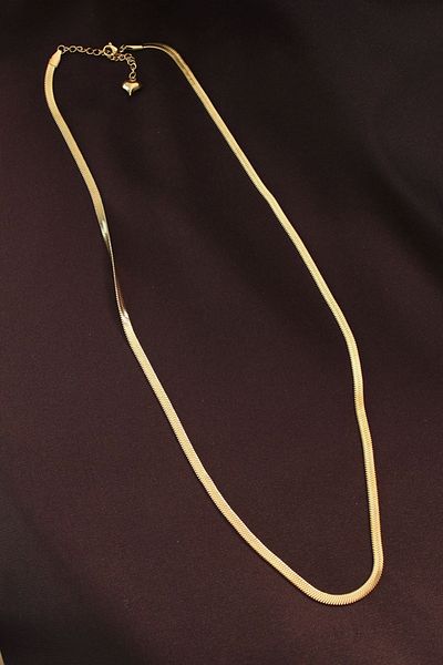 Clariss 316L Steel Gold Color 60 cm Italian Chain Necklace
