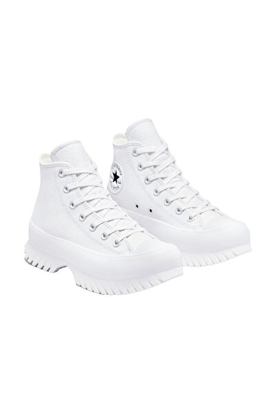 Converse Chuck Taylor All Star Lugged 2.0 Δερμάτινα Γυναικεία Λευκά Casual Παπούτσια