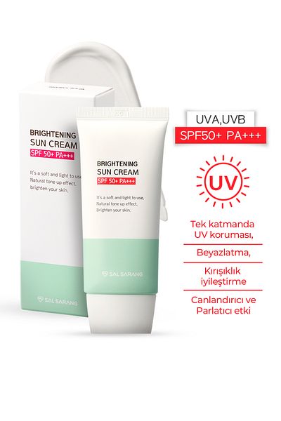 Pemvia Salsarang Brightening Sun Cream Spf50 Sunscreen Brightening Equalizer High Protection Korea 40ml