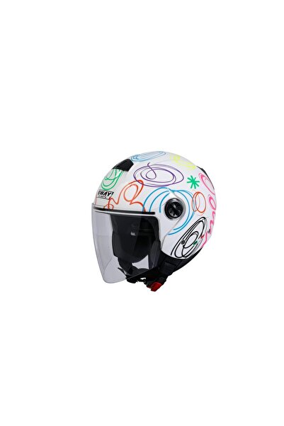 Sway 715 Kask Whıte Flower