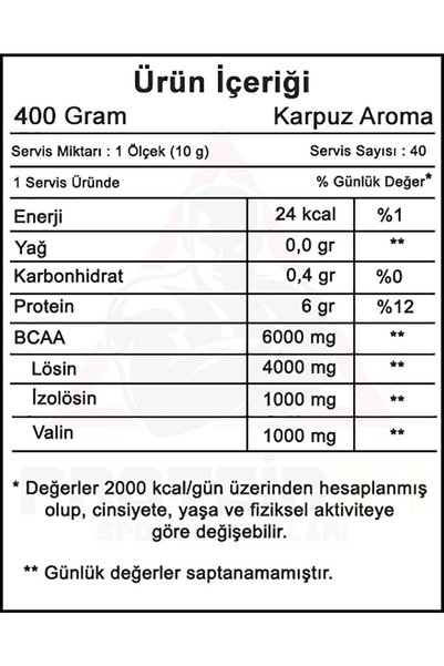 Bigjoy Bcaa Pro 4:1:1 400 جرام بنكهة البطيخ Bcaa Pro