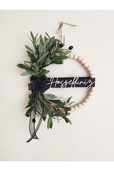 JollyShop Hoşgeldiniz Zeytin dalı dekoratif kapı süsü
