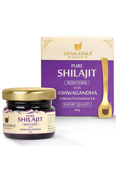 Upakarma Shilajit with Ashwagandha Resin 20g