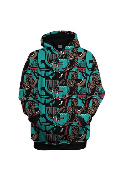 usateamfans Memphis 3D Oversize Hoodie
